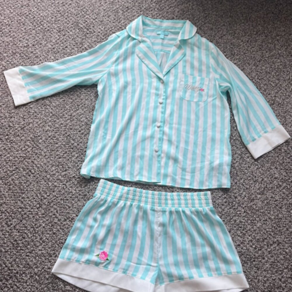 Betsey Johnson "Wifey" Pajama Set - size small